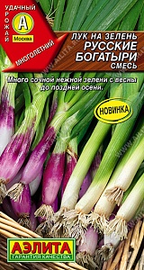 Лук на зелень Русские богатыри смесь 1г ц/п (Аэлита)