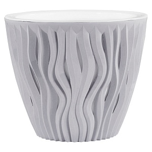 Кашпо Вдохновение 2,25л серый жемчуг (ВМС)