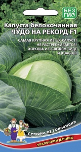 Капуста Чудо на рекорд F1 0,3г ц/п (УД) до 17кг