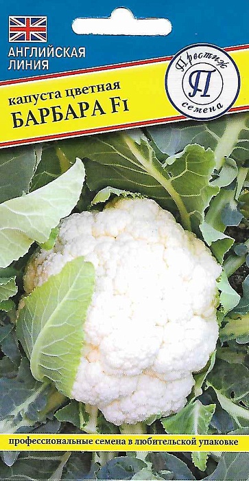картинка Капуста цветная Барбара F1 10шт (Престиж) магазин Одежда+ являющийся официальным дистрибьютором в России 
