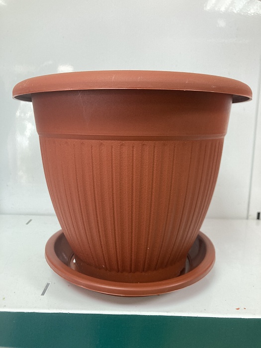 картинка Кашпо Марокко 0,45л с/п БУ0054 (АгроП) магазин Одежда+ являющийся официальным дистрибьютором в России 