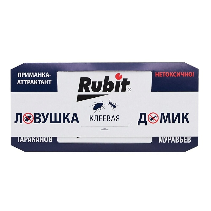 картинка Ловушка Рубит клеевая для тараканов и муравьев  ДОМИК (Летто) 10/120 магазин Одежда+ являющийся официальным дистрибьютором в России 