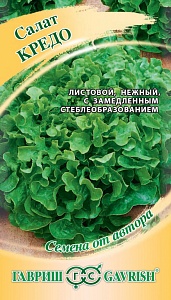 Салат Кредо 0,5г ц/п (Гавриш) листовой, зеленый