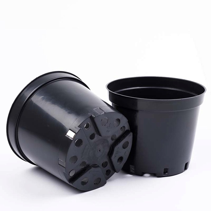 картинка Горшок для рассады круглый 20*16 4л литой (Амина) 10/160 магазин Одежда+ являющийся официальным дистрибьютором в России 