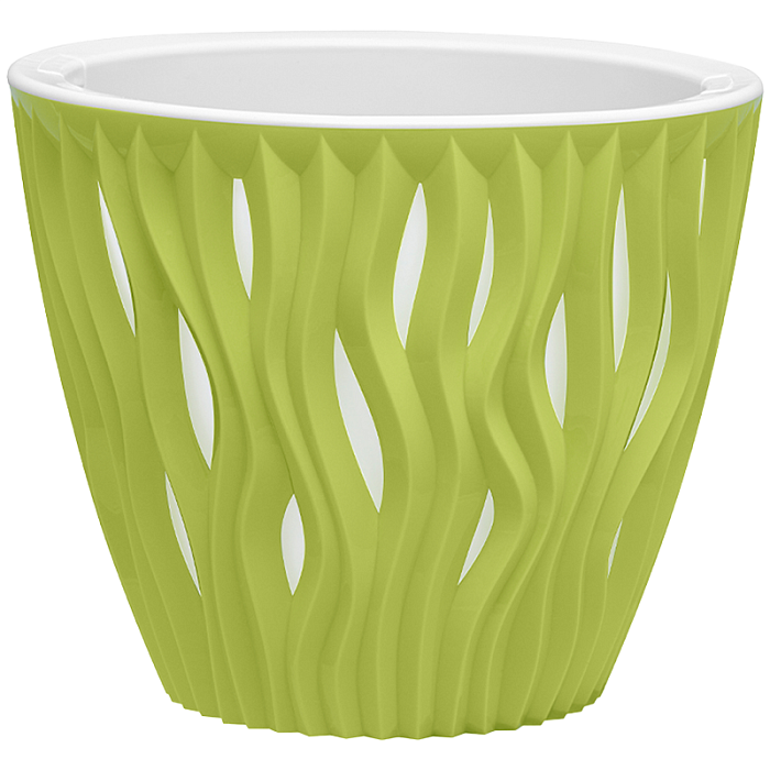 картинка Кашпо Вдохновение 1,6л Фисташковый КШ-5404 (ВМС) магазин Одежда+ являющийся официальным дистрибьютором в России 