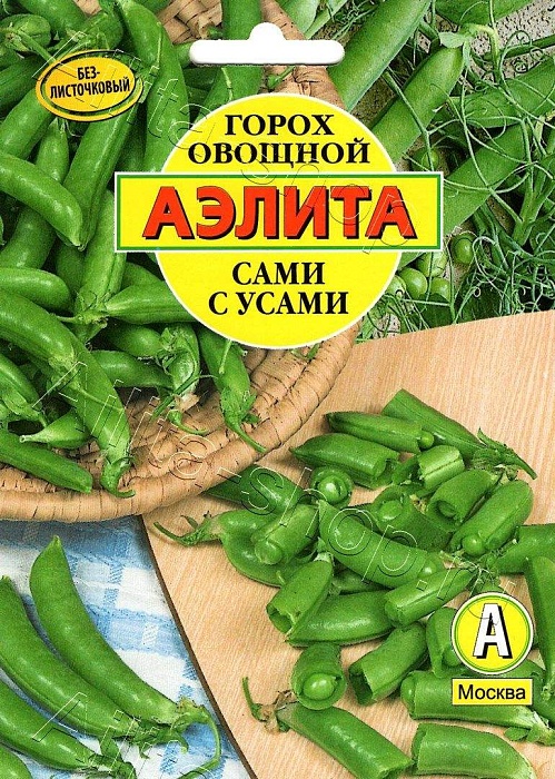 картинка Горох Сами с усами 25г ц/п (Аэлита) магазин Одежда+ являющийся официальным дистрибьютором в России 