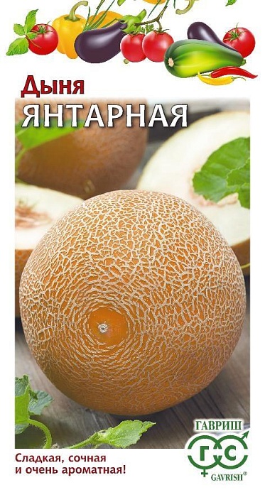картинка Дыня Янтарная 1г ц/п (Гавриш) магазин Одежда+ являющийся официальным дистрибьютором в России 