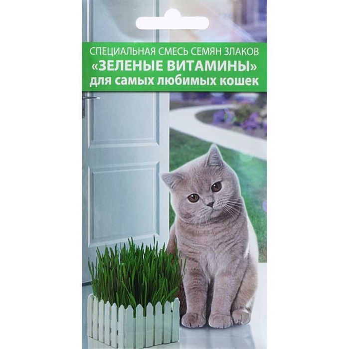 картинка Смесь Зеленые витамины для Кошек 10г ц/п (НК)  магазин Одежда+ являющийся официальным дистрибьютором в России 