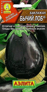 Баклажан Бычий лоб 0,1г ц/п (Аэлита) ранн,грушев.,300г