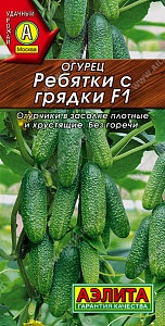 Огурец Ребятки с грядки F1 10шт ц/п (Аэлита) ср/ранний,пчелооп.