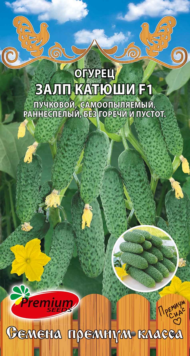 Огурец Залп Катюши F1 5шт ц/п (ПрСидс)