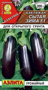 Баклажан Сытая зима F1 0,1г ц/п (Аэлита) Новинка