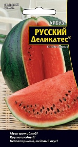 Арбуз Русский Деликатес 5шт ц/п (УД) ранний