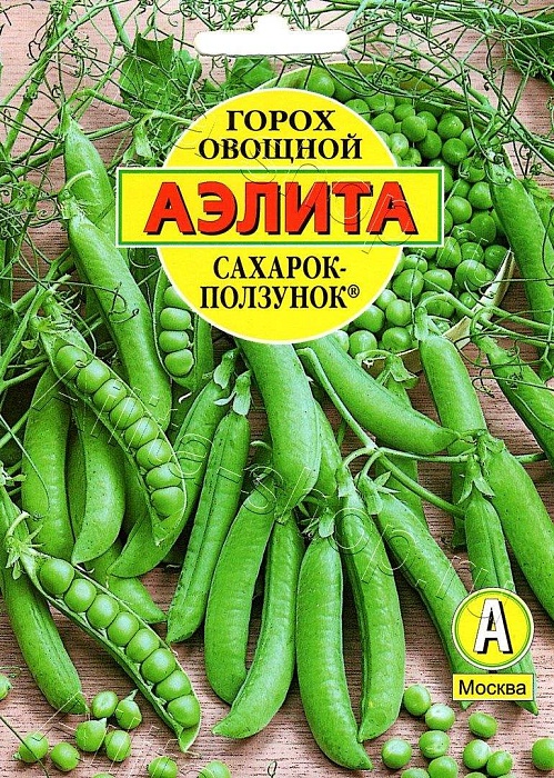 картинка Горох Сахарок-ползунок 25г (Аэлита) магазин Одежда+ являющийся официальным дистрибьютором в России 