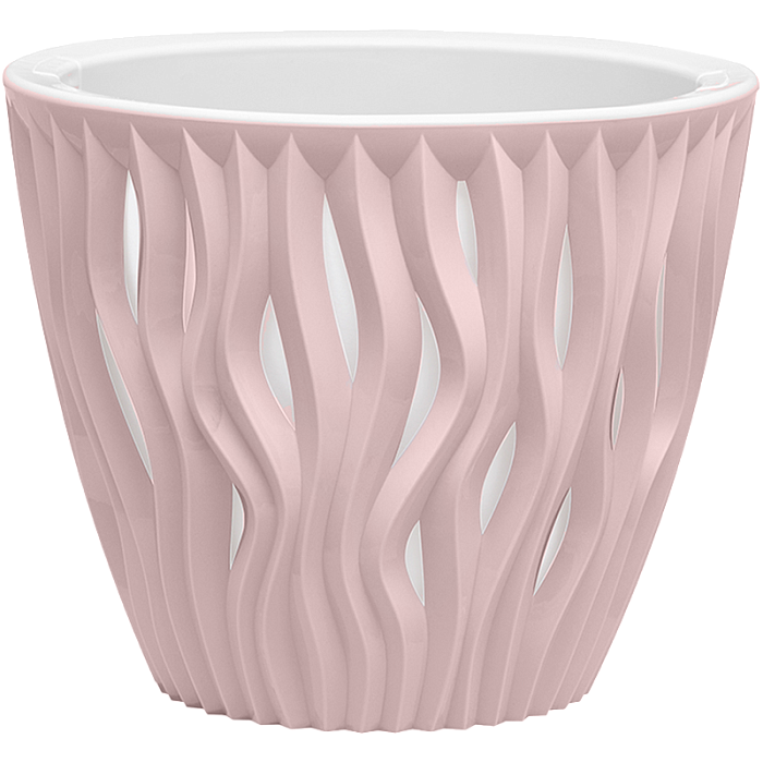 картинка Кашпо Вдохновение 3л бежево-розовый КШ-5662 (ВМС) магазин Одежда+ являющийся официальным дистрибьютором в России 