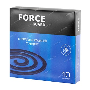 Спирали от комаров и мух FORCE бездымные стандарт синие (XS) 3/12