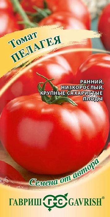 картинка Томат Пелагея 0,05г ц/п (Гавриш) крупнопл.низк,ср/ран магазин Одежда+ являющийся официальным дистрибьютором в России 