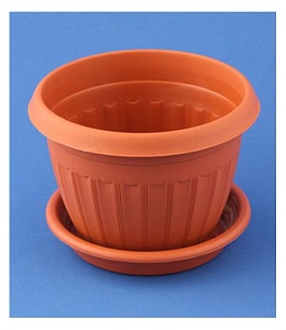 Кашпо Афродита-7 с/п 11л терракот (СнабСибПром)