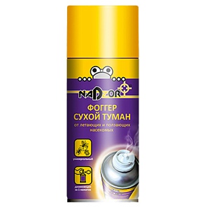 Дихлофос(Аэрозоль) ФОГГЕР "Сухой туман" от всех насекомых 150мл (NADZOR) 6/12